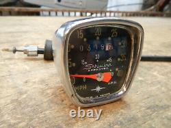 Vintage Schwinn Approved Bike Speedometer Head Huret Bicycle