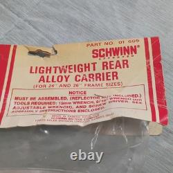 Vintage Schwinn Approved Lightweight Rear Alloy Carrier Rack #01 605 Nos Rare