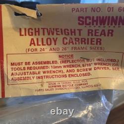 Vintage Schwinn Approved Lightweight Rear Alloy Carrier Rack #01 605 Nos Rare