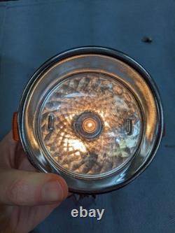 Vintage Schwinn Approved Pumpkin Ball Krate Stingray Bicycle Head Light WORKS