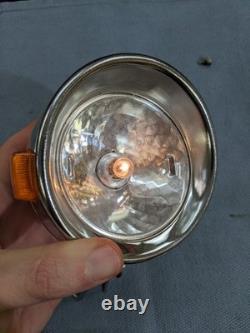 Vintage Schwinn Approved Pumpkin Ball Krate Stingray Bicycle Head Light WORKS