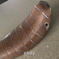 Vintage Schwinn Approved Stingray Silver Rope Banana Seat Fastback Bicycle 18