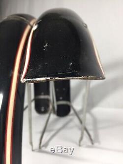 Vintage Schwinn B6 26 Bicycle Fender Set 1950s Working Headlight Nice Reflector