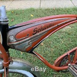 Vintage Schwinn BF Goodrich Balloon Tire Bicycle Phantom Red And Black COOL LOOK