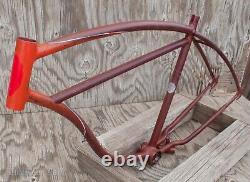 Vintage Schwinn Ballooner Cruiser Bike FRAME & PARTS 26 Fat Tire Wheel Bicycle