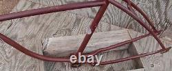 Vintage Schwinn Ballooner Cruiser Bike FRAME & PARTS 26 Fat Tire Wheel Bicycle