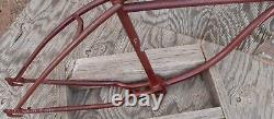 Vintage Schwinn Ballooner Cruiser Bike FRAME & PARTS 26 Fat Tire Wheel Bicycle