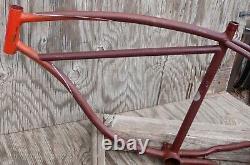 Vintage Schwinn Ballooner Cruiser Bike FRAME & PARTS 26 Fat Tire Wheel Bicycle