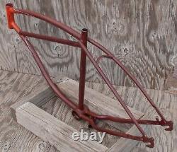 Vintage Schwinn Ballooner Cruiser Bike FRAME & PARTS 26 Fat Tire Wheel Bicycle