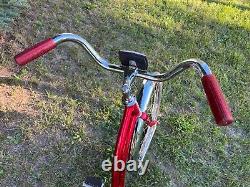 Vintage Schwinn Bantam Convertible Boys Girls Single Speed Red 1982 Very Orig