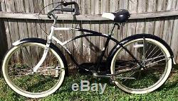 Vintage Schwinn Beach Cruiser Bicycle 80's Chicago Bike 3 Speed