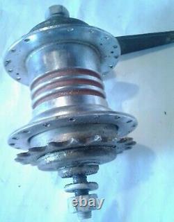 Vintage Schwinn Bendix Automatic Kickback 3 Red Bands Rear Hub 36 Hole 2=126