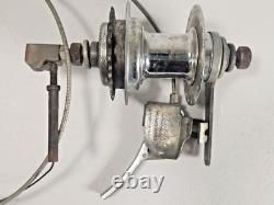 Vintage Schwinn Bendix Rear Hub with Arm & Hub Shifter & Cable (8M)