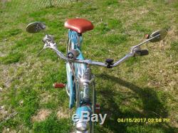 Vintage Schwinn Bicycle 1952 Blue Panther Heavy Weight D27