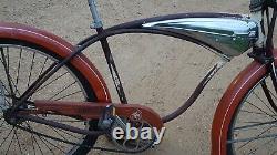 Vintage Schwinn Bicycle 1952 Schwinn Whizzer WZ Frame & Forks w 90s Phantom Tank