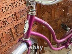 Vintage Schwinn Bicycle 26 Purple Hollywood USA 1967 Chicago Chrome