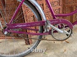 Vintage Schwinn Bicycle 26 Purple Hollywood USA 1967 Chicago Chrome