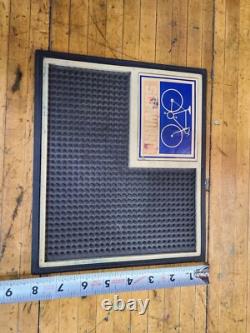 Vintage Schwinn Bicycle Bike Dealership Work Mat Shop Item Rare