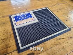 Vintage Schwinn Bicycle Bike Dealership Work Mat Shop Item Rare