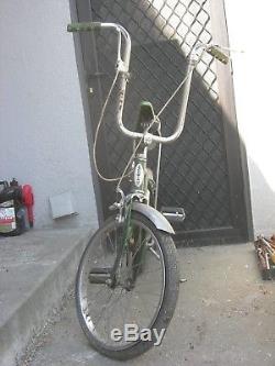 Vintage Schwinn Bicycle Green Stingray STIK Shift 3 Speed