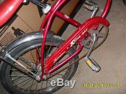 Vintage Schwinn Bicycle Red 1972 Stingray