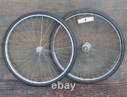 Vintage Schwinn Bike 26 S-5 WHEELS 3Speed Sturmey Archer Hub Rims Tires Bicycle