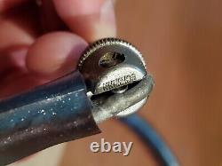 Vintage Schwinn Bike Chain Combination Lock NOS Blue Sparkle With Combo