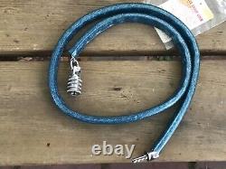 Vintage Schwinn Bike Chain Combination Lock NOS Sky Blue With Combo Card