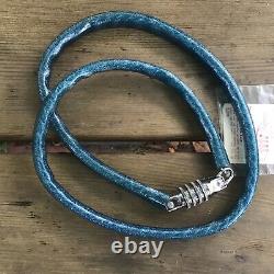 Vintage Schwinn Bike Chain Combination Lock NOS Sky Blue With Combo Card