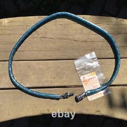 Vintage Schwinn Bike Chain Combination Lock NOS Sky Blue With Combo Card