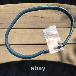 Vintage Schwinn Bike Chain Combination Lock NOS Sky Blue With Combo Card