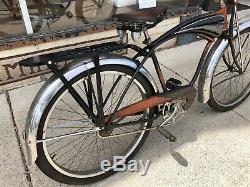 Vintage Schwinn Black Phantom Mens 1956 Original Paint