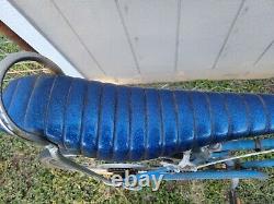 Vintage Schwinn Blue Banana Seat Muscle Bike Bicycle Adult 26