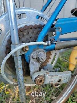 Vintage Schwinn Blue Banana Seat Muscle Bike Bicycle Adult 26