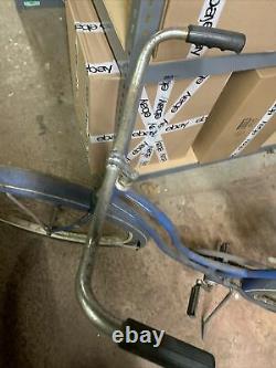 Vintage Schwinn Blue Cruiser Bicycle Bike Tornado Free Shipping To USA