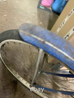 Vintage Schwinn Blue Cruiser Bicycle Bike Tornado Free Shipping To USA