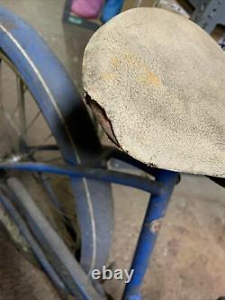 Vintage Schwinn Blue Cruiser Bicycle Bike Tornado Free Shipping To USA