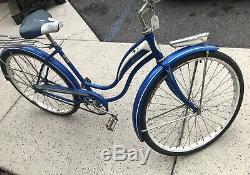 Vintage Schwinn Blue Fiesta