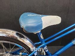 Vintage Schwinn Blue Pixie Bicycle Boys or Girls Original 16 All original