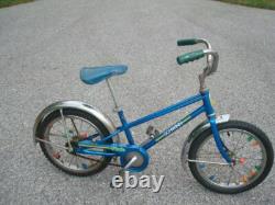 Vintage Schwinn Blue Pixie Bicycle Original Bike 16 Boys or Girls Nice