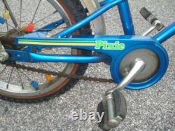 Vintage Schwinn Blue Pixie Bicycle Original Bike 16 Boys or Girls Nice