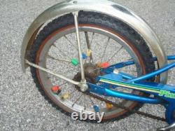 Vintage Schwinn Blue Pixie Bicycle Original Bike 16 Boys or Girls Nice