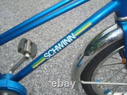 Vintage Schwinn Blue Pixie Bicycle Original Bike 16 Boys or Girls Nice