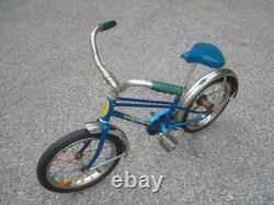Vintage Schwinn Blue Pixie Bicycle Original Bike 16 Boys or Girls Nice