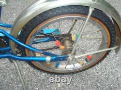 Vintage Schwinn Blue Pixie Bicycle Original Bike 16 Boys or Girls Nice