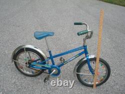 Vintage Schwinn Blue Pixie Bicycle Original Bike 16 Boys or Girls Nice