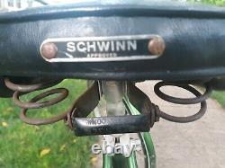 Vintage Schwinn Breeze Bicycle Green Original Bike Women's 3-Speed circa1968-72