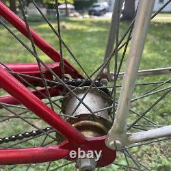 Vintage Schwinn Breeze Bicycle with Matching Seat and Grips, Red Girls 3 Speed