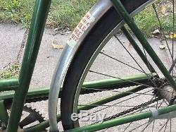 Vintage Schwinn Breeze Green Bike Cruiser Bicycle Made in USA