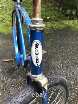Vintage Schwinn Chicago USA Cruiser Bicycle Blue Adult Size